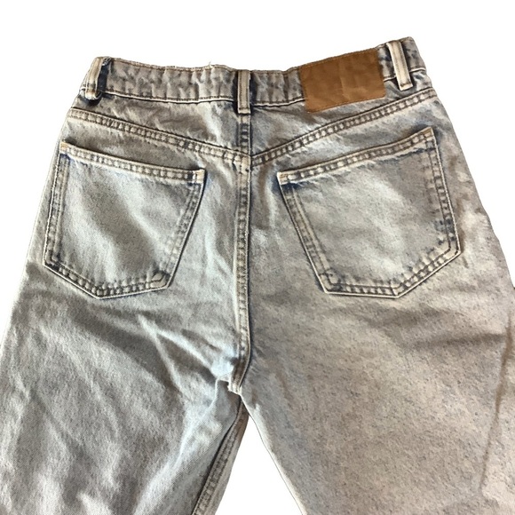 ZARA Stonewashed High-Rise Straight Leg Jeans Women’s Size 4 - Picture 5 of 10